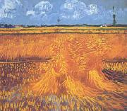 Vincent Van Gogh Wheatfields With Cypress at Arles Spain oil painting reproduction